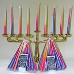 MENORAH CANDLE HOLDER 
AND CANDLES