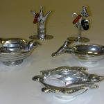PEWTER SALT CELLARS AND RING HOLDERS MADE IN CANADA